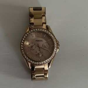 Fossil watch women’s gold